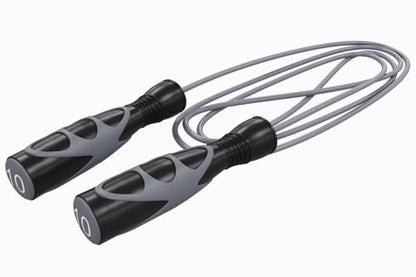 Power Systems Elite Jump Rope - Premium Vinyl & Radial Ball for Max Rotation - size: 10'