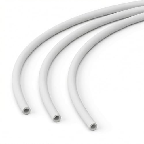 Universal Toilet Refill Tube Hose Pipe Replacement, 11.6 Inch Rubber Water Line, 3 Pack - color: Transparency