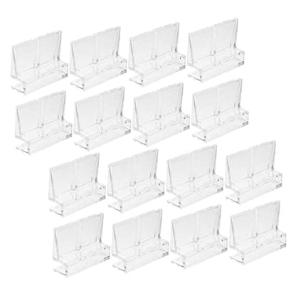 Generic 32pcs Aquarium Cover Clip Holders Fish Tank Lid Bracket Easy to Install Acrylic Support for Aquariums and Fish Tanks
