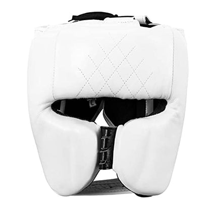 Title Boxing Ko-Vert Headgear - Boxing, MMA, Muay Thai - Unisex-Adults - color: White