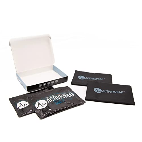 ActiveWrap Ultra Flex Ice & Heat Pack, Small (4.5" x 6.5") – Gel Ice Packs Reusable for Wrist & Foot Wraps, Hot & Cold Therapy, Flexible No-Flow Gel, Includes Nylon Protective Pouch (2 Count) - size: Small (4.5” x 6.5”)