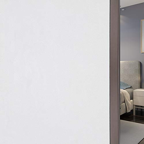 White Total Blackout Window Film, Static Cling Blackout Window Clings, 100% Light Blocking Film, Room Darkening Window Cover for Privacy Day Sleep Sun Blocking 23.6x78.7 inches - size: 23.6“ x 78.7" (60x200cm)