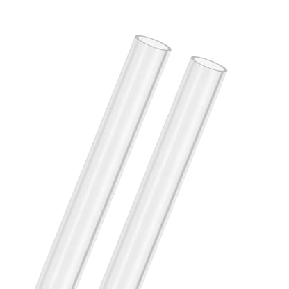 M METERXITY 2-Pack Clear Rigid Acrylic Pipe, 18mm[0.71"] ID x 22mm[0.87"] OD Plastic Round Tube for Water Cooling System/Lamps/Fountains/Aquariums/Display Stand, Acrylic Tubing [305mm/12IN] - size: 18mm ID x 22mm OD