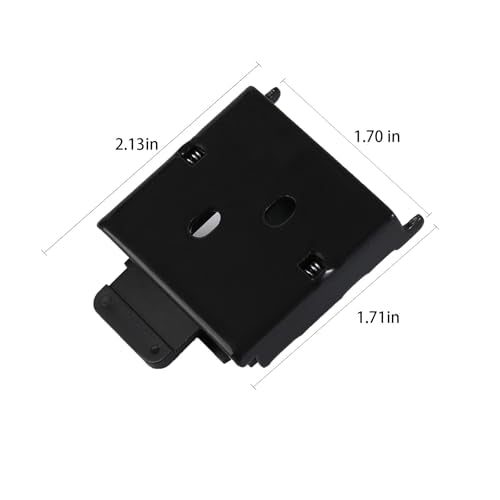4 PCS Mountings Brackets Universal Roller Shade Hardware Roller Shade Brackets Outside Mount Blinds Aluminum Cordless Bracket for Indoor/Outdoor Roller Blind Replacement Accessory (2, Black)