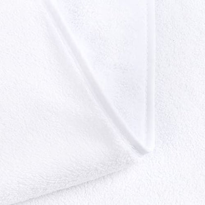 JML Microfiber Bath Sheet Towels, 40"x80", 2 Pack, White - color: White, size: 40 in x 80 in
