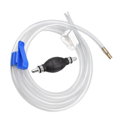 Manual Suction Hose Set for Home and Vehicle, Practical Guide Oil Tube and Water Siphon Pump, Sturdy Suction Hose for Fuel, Aquarium, and Water Transfer