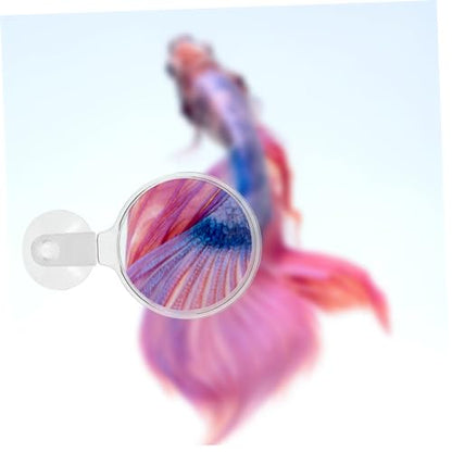 Toyvian Magnifying Glass for Aquariums Sturdy Magnifier with Strong Suction Cup for Easy Installation for Observing Betta Fish Ants and Small Animals Your