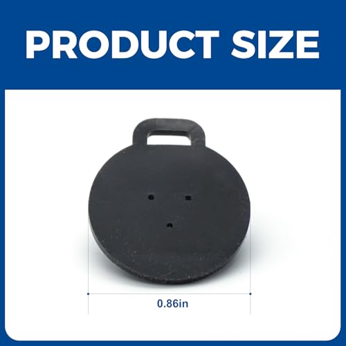807048001 Drain Flapper for Dishwasher Check Valve, Dishwasher Valve Flapper Fits for Frigidaire, Replaces AP5736486, PS8689794, Black