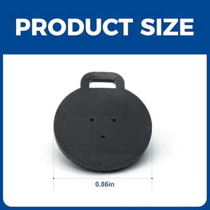 807048001 Drain Flapper for Dishwasher Check Valve, Dishwasher Valve Flapper Fits for Frigidaire, Replaces AP5736486, PS8689794, Black