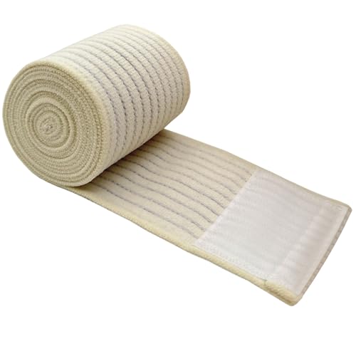 Cold Pack Strap, Elastic Belt to Wrap Cold Pack, Ice Pack Extender Strap, Add Length to Most Ice Pack, Multifunctional (Beige) - color: Beige