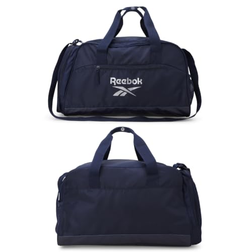 Reebok Lightweight Unisex Carry On Gym Duffle Bag for Men & Women, Sports - color: Hamilton Navy