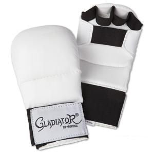 PROFORCE Gladiator Karate Sparring Gloves - White - Large