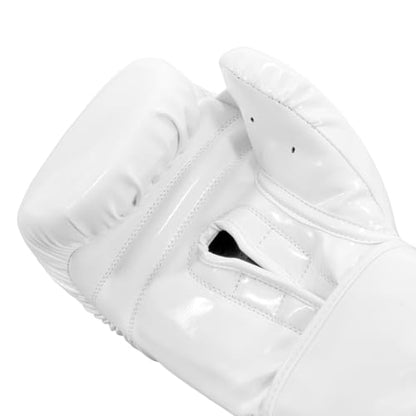 TITLE Boxing Inferno Intensity Elastic Training Gloves - color: White, size: 16 oz