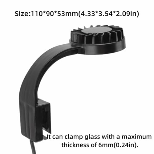 Aquarium USB Fish Clip Lamp Save Energy High Brightness Full Spectrum LED Light Landscape Lamp for Fish Tank