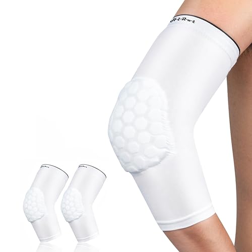 Elbow Pads for Teenagers Men and Women - Basketball Baseball Elbow Brace for Collision Avoidance and Support - color: White, size: Medium