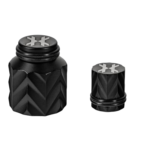 HK Army Elite Thread Protector Fill Nipple Cover for Air Tanks - color: Black, style: Fossil