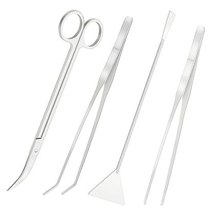 Stainless Steel Aquarium Tank Aquatic Plant Tools Sets (4 in 1)