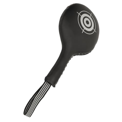 Boxing Target Paddle Kickboxing Hitting Target Pad Martial Arts Training Equipment Taekwondo Karate Kickboxing for Martial Arts Training (Black)