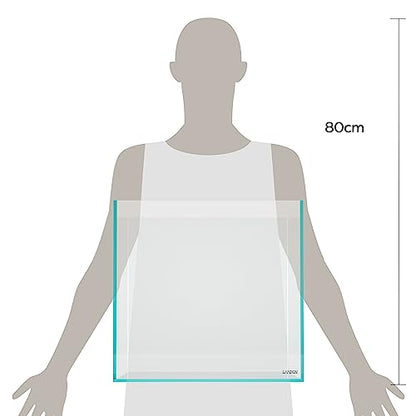 15.6 Gallon Cube Rimless Low Iron Aquarium Tank,15.7" L × 15.7" W × 15.7" H (40cm x 40cm x 40cm) 6mm Thickness with Nano Foam Leveling Mat Included - size: 15.6Gal W15.7×D15.7×H15.7 in(40x40x40cm)