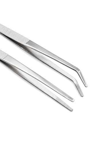 Aquascaping Tools Kit, 5 Piece Stainless Steel Aquarium Plant Trimming Set for Fish Tanks, Reef Tanks, Coral Fragging