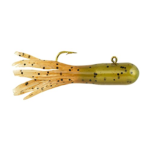 Berkley PowerBait Pre-Rigged Atomic Tubes Fishing Soft Bait - color: Grasshopper, size: 1/16 oz