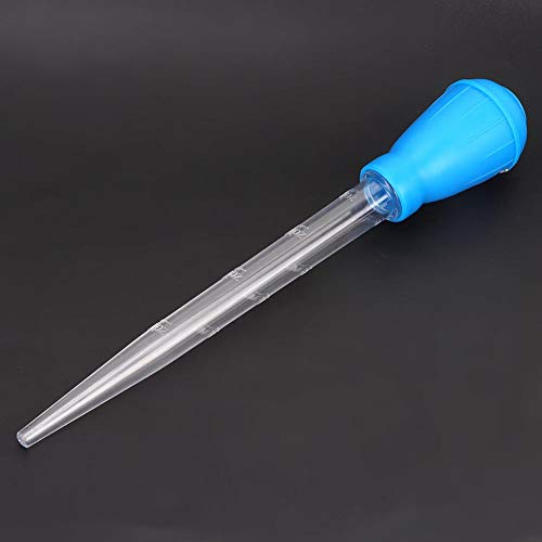 Fish Pipette Dropper, Aquarium Dropper Mini Manual Water Changer Aquarium Gravel Cleaner Waste Remover Changer Aquarium Dropper Pipette Feeder Water Transfer(Blue)