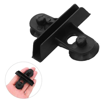 BESPORTBLE 10pcs Aquarium Divider Clips Cups Versatile Fish Tank Isolation Holders for Securing Dividers Tubing Decorations Easy Installation and Secure Grip Black Plastic Design
