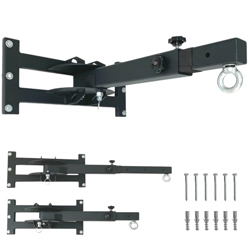 Wall Studs Mount Heavy Punching Bag Hanger Minimize Noise and Vibration Space-Saving Design Heavy Duty Construction for Boxing, Muay Thai and MMA Training