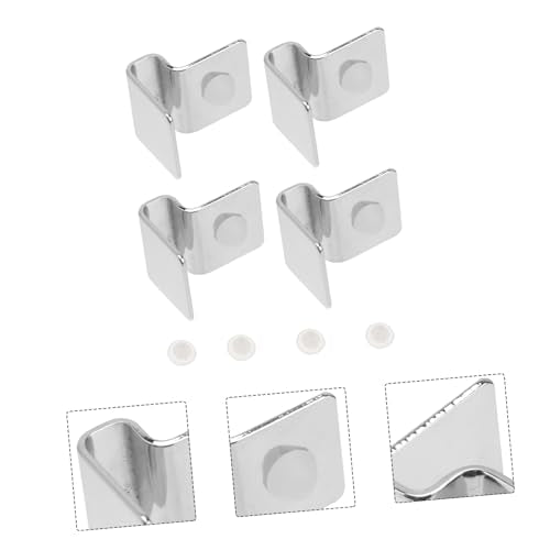 BESPORTBLE 8pcs Fish Tank Glass Cover Brackets Secure Aquarium Lid Clips for Stable Support and Protection of