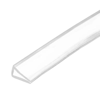 PATIKIL Rubber Seal Strip, 10Ft Flexible U Channel Edge Trim Protector Soundproof Door Seal Strips Fit 2-3mm Thick Edge, 9/32"(7mm) Width, 1/2"(13mm) Height, Transparent - size: 9/32"(7mm ) x 1/2"(13mm )