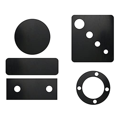 Industrial Rubber Sheet Plate, 1mm 2mm 3mm 4mm 5mm 500x500mm Oil-resistant And Wear-resistant Black Rubber Mat, Insulating (Thickness : 2mm) - size: 2mm