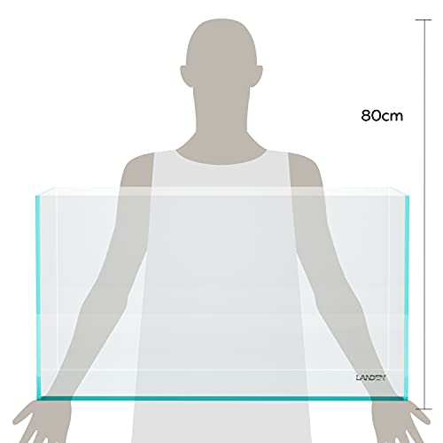 90P 44 Gallon Rimless Low Iron Aquarium Tank, W35.4 x D17.7 × H17.7in (90cm x 45cm x 45cm) 10mm Thickness with Black Nano Foam Leveling mat Included - size: 44Gal W35.4×D17.7×H17.7 in(90x45x45cm)