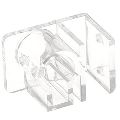 1 Set Clear Acrylic Aquarium Reef Tank Pipe Tube Holder Clip for 12mm/16mm Tubing, Tank Mounted