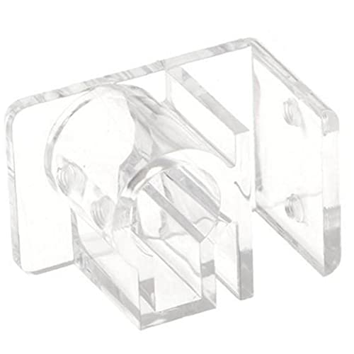 1 Set Clear Acrylic Aquarium Reef Tank Pipe Tube Holder Clip for 12mm/16mm Tubing, Tank Mounted