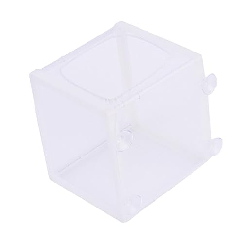 FOMIYES 3pcs Aquarium Fish Tank Breeding Box Fish Net for Isolation Net Box with Suction Cups