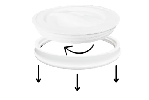 2 Gallon Aqua Food Grade BPA Free Made in USA Buckets pails with White Screw On Lids(Pack of 3)