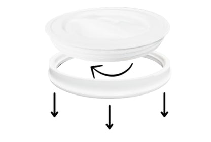 2 Gallon Aqua Food Grade BPA Free Made in USA Buckets pails with White Screw On Lids(Pack of 3)
