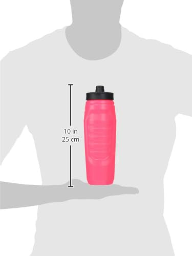 Under Armour 32oz Sideline Squeeze Bottle Hot Pink - color: Penta Pink