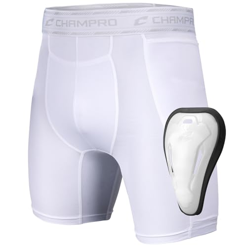 Champro Boys' Take-Out Sliding Short with Cup - size: X-Small