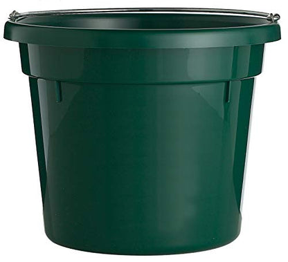 Little Giant® Round Plastic Utility Bucket | Durable & Versatile Feeder Pail with Handles | Bucket for Cleaning | 10 Quarts | Green