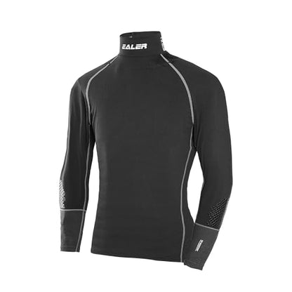EALER Hockey Compression Shirt with Neck Guard, Neck Protect Long Sleeve Shirt - color: Hsc900-boy, size: Medium