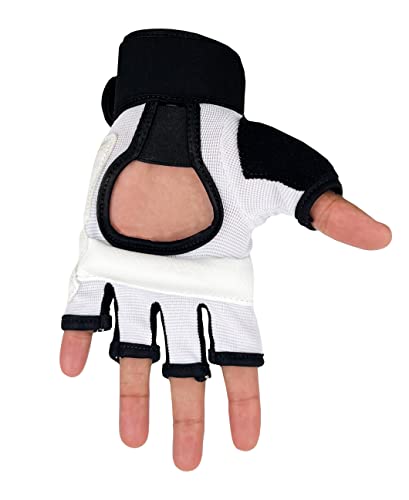 Teka Taekwondo Punch Bag Training Gloves, MMA Grappling Gloves for Sparring Martial Arts Boxing Training for Adults and Kids - size: Medium