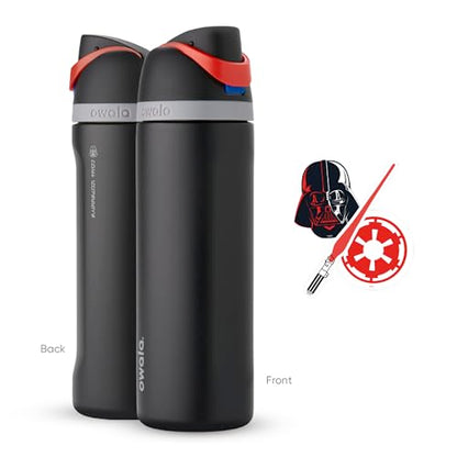 Owala Star Wars FreeSip Stainless Steel Water Bottle 24 oz Darth Vader - color: Darth Vader, size: 24 Ounces