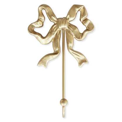 Single Bow Hook,Gold Cast Iron Hook,Size(S):4.1x6.5 inches - size: Small single hook(4.1x6.5 inches)
