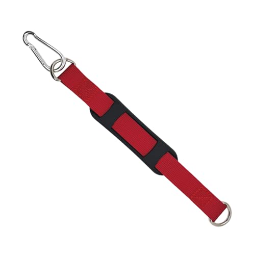 Boxing Bag Hanger Heavy Strap Punching Bag Holder Strong Hanger Strap | Home Gym Fitness Gear Women Men Exercises Equipment for Hammock, Pulley, Sandbag - color: Red