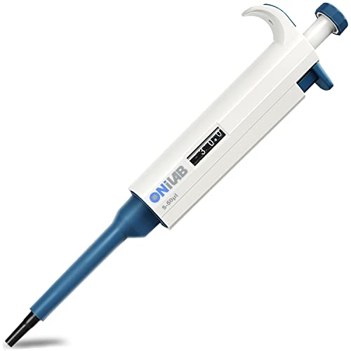 ONiLAB 5-50μl Single-Channel Manual Adjustable Variable Volume Pipettes, 7010101006 - size: 5-50μl