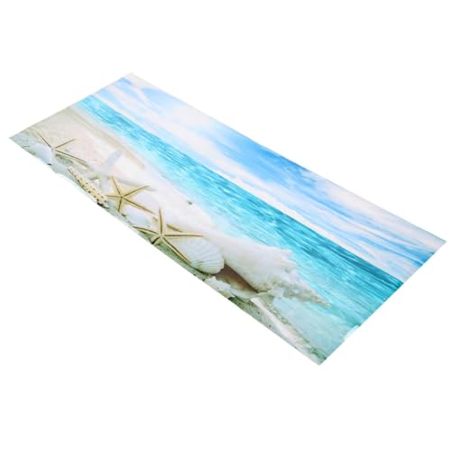 24in Fish Tank PVC Sticker Undersea Corals Aquarium Decorative Sticker Sea Star Paintings Fish Tank Background Decor