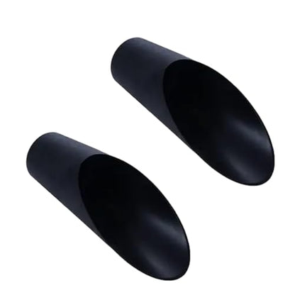 2Pcs Black Bonsai Soil Shovels, Stew Scoop, Shovel, Plastic Garden Soil, Shovel, Colourful Garden Tools for Flower Planting, Bonsai, Stew Tools
