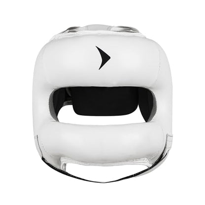 Nista Face Saver Nose Bar Headgear for Boxing & MMA Training - color: White, size: Small-Medium