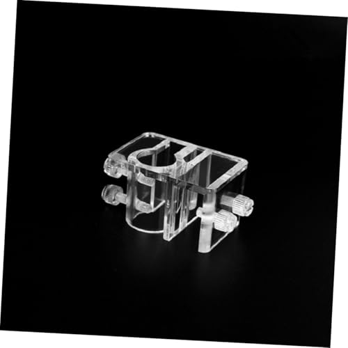 Tube Holder Fish Tank Water Pipe Clamp Acrylic Aquarium Water Clip 4pcs Set Sturdy Easy to Install for Fish Tank Hose Holder